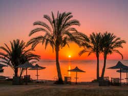 Mar Rojo al atardecer